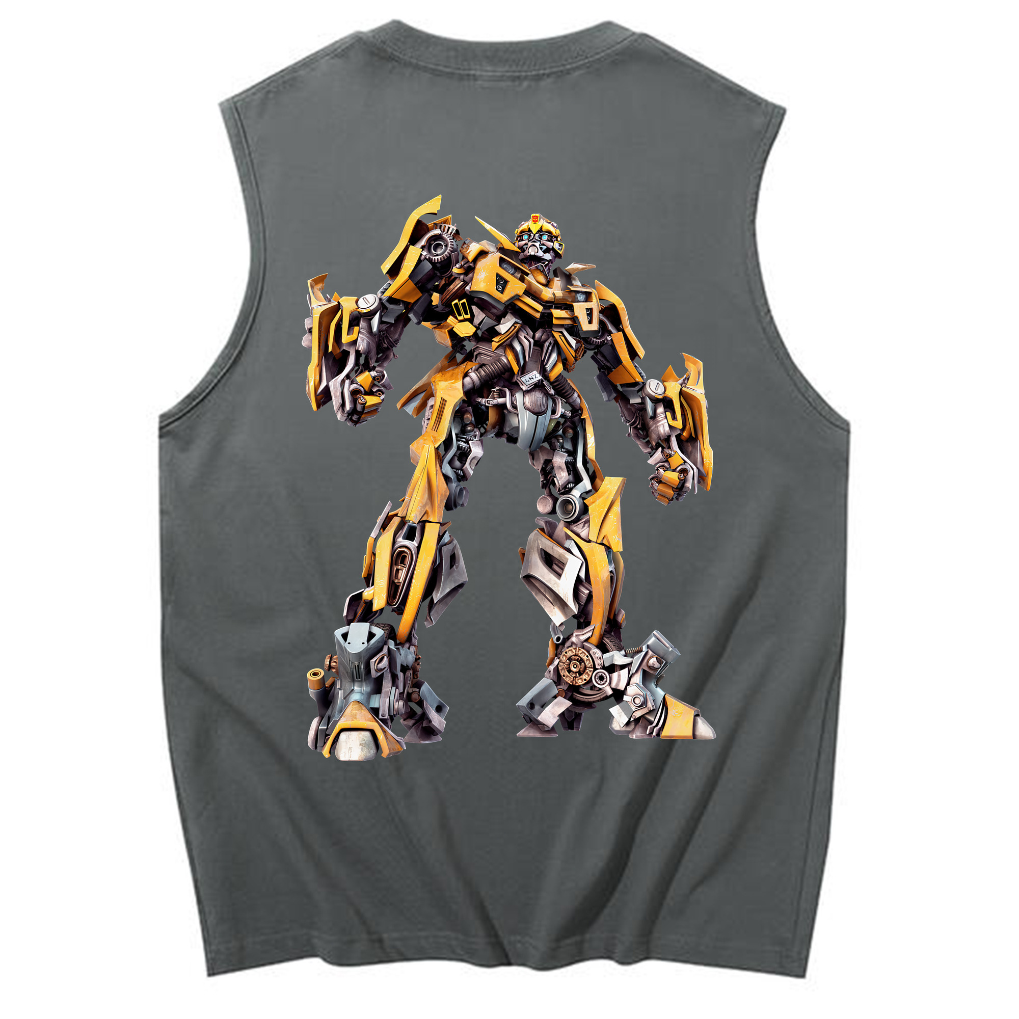 （画像用） Transformers トランスフォーマー コットン100％タンクトップ（背面プリント）
